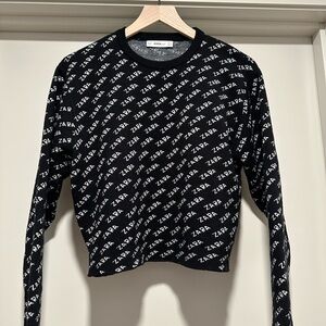 Zara Knit Logo Sweater